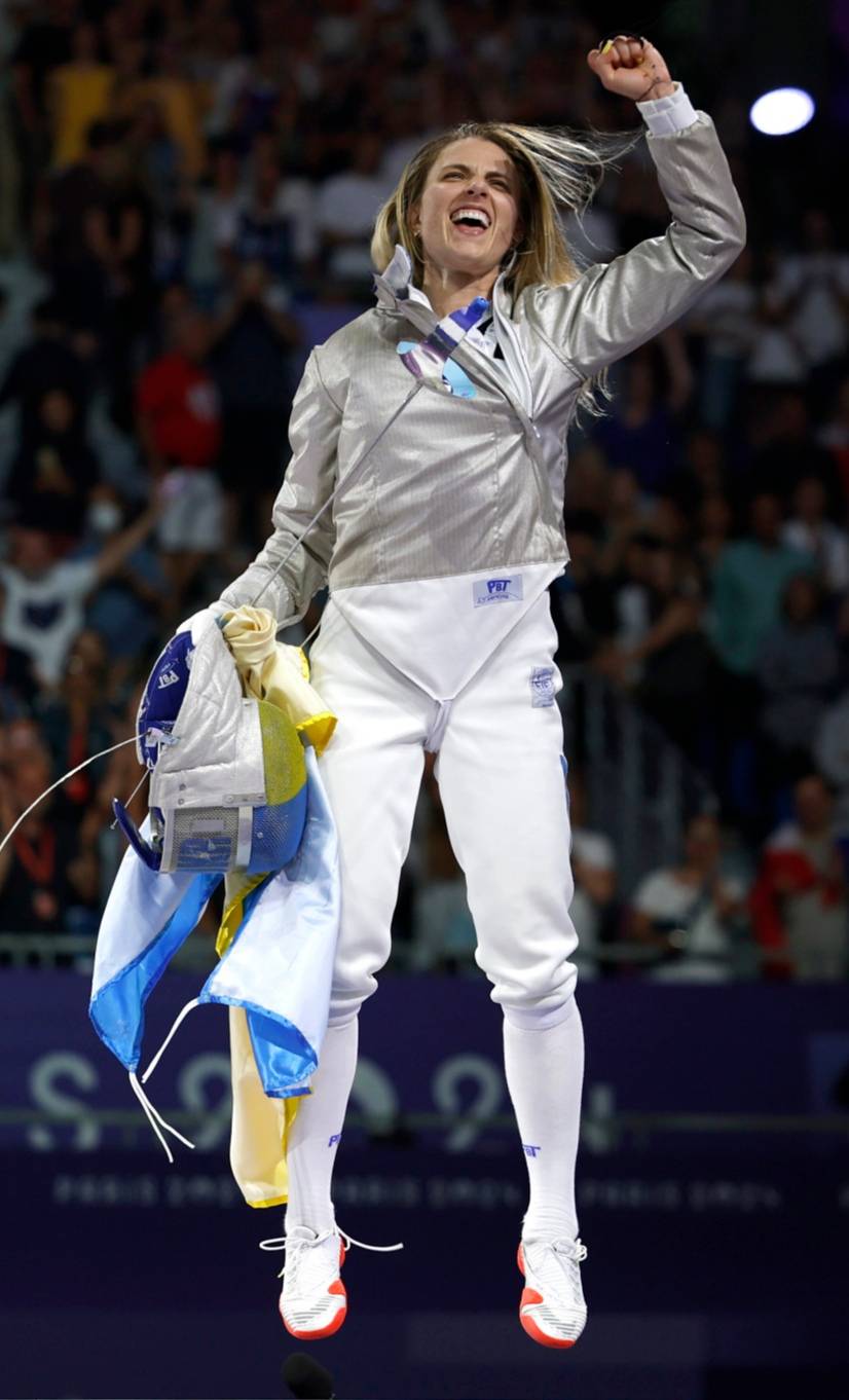 英国击剑好手力克对手，夺冠瞬间